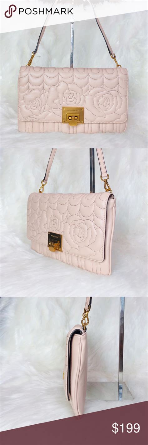 Michael Kors Vivianne Large Quilted Leather Clutch